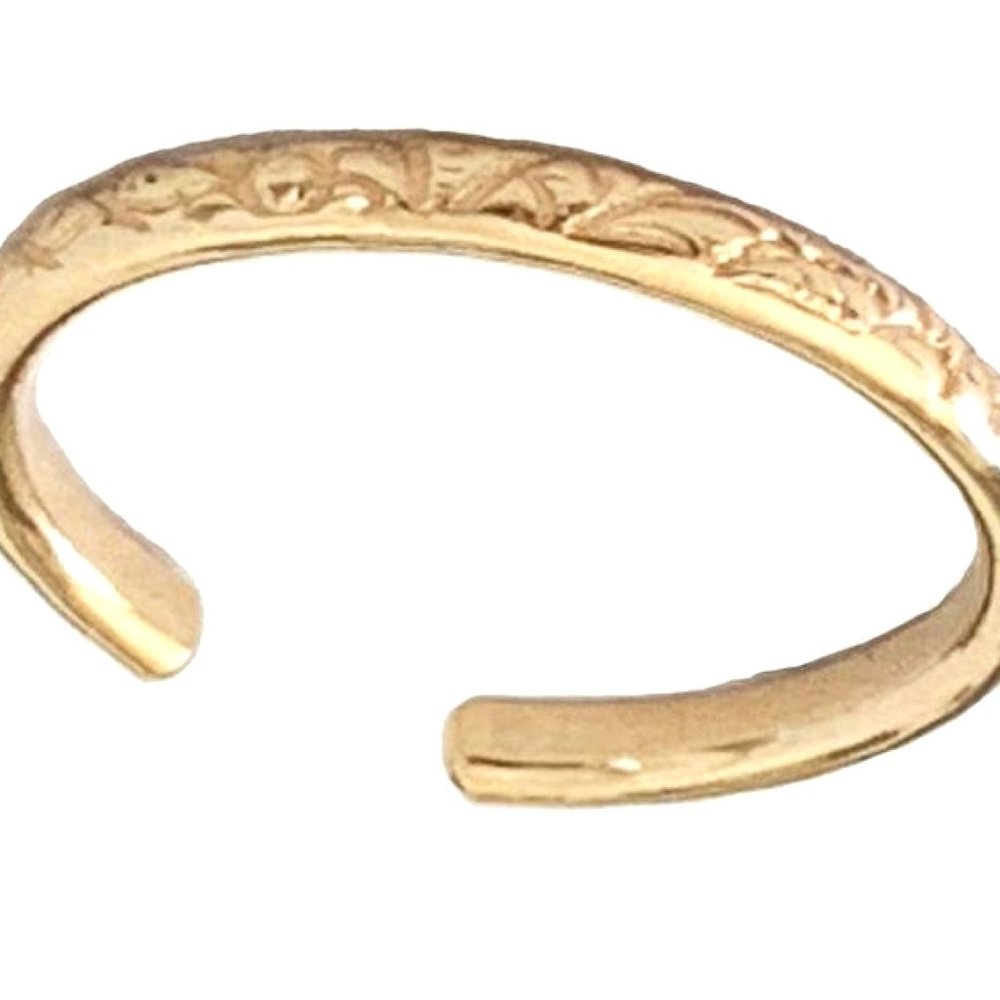 Gold Hawaiian Adjustable Toe Ring